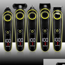 Hair Trimmer Mtifunction Clipper Professional Electric Nose Beard Razor 5 In 1 Cutting Hine Trimer Cutter 220216 Drop Delivery Product Ota7I