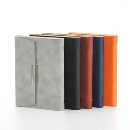 Faux Leather Refillable Journal Notebook A5 With Card Pen Holder Binder Planner