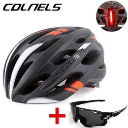 Cycling Helmets Colultralight with the USB Charge Ultralight safety bicycle muscle open-circuit muscle rear lamp mountain bike muscle Q240524