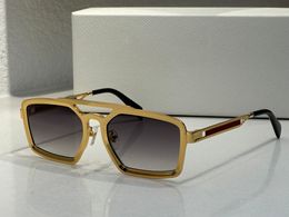 Sunglasses For Men Women Retro Eyewear 2403 Fashion Designers Travel Beach Style Goggles Anti-Ultraviolet Classic CR39 Board Square Metal Full Frame Random Box