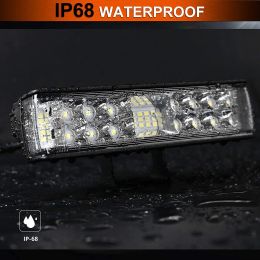 ANMINGPU 12V 24V LED Work Light Bar Offroad 4x4 Fog Lights for Truck Lada Niva Atv Boat UTV LED