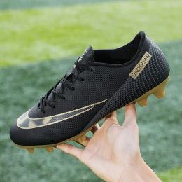 TF/AG Men Kids Soccer Shoes Professional Training Football Boots Men Soccer Cleats Sneakers Children Turf Futsal Football Shoes