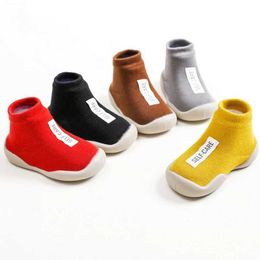 First Walkers Spring and Autumn Preschool Classic Socks and Shoes 6M-3Y Childrens Anti slip Floor Shoes Rubber Soles Front Walker Lightweight Sports Shoes d240525