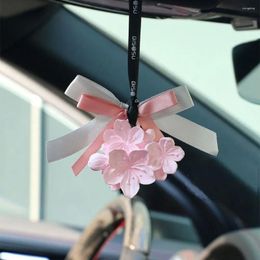 Decorative Figurines Persistent Fragrance Plaster Wax Tablet Long-lasting Car Pendant Elegant Flower Shaped Air Freshener