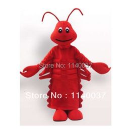 mascot Christmas Food Mascot Costume Red Prawn Lobster Seafood Mascotte Outfit Suit Fancy Dress Mascot Costumes