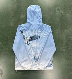 Erkekler Trapstar Ceket Spor giyim Irongate T Windbreaker-siyah işlemeli harfler kadın fermuar güneş koruma8oJ