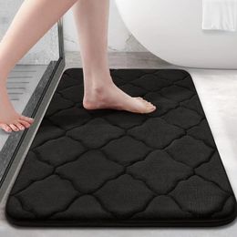 Carpets Memory Foam Bath Mat Rug Ultra Soft Non Slip Absorbent Machine Wash Dry Thick Carpet For Bathroom Floor Tub Shower