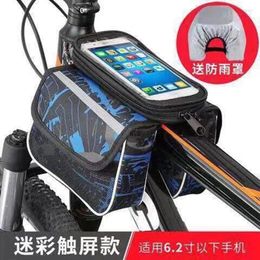 Storage Bags Bike Bicycle 6.2in Touch Screen Case Cycling Holder Phone Mount Bag Organiser Waterproof
