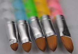 5Pcs New Acrylic 3D Painting Drawing UV Gel DIY Brush Pen Tool Nail Art Set R4761956644