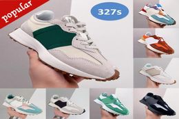 Os mais novos 327s tênis tênis sapatos casuais Casablanca Nightwatch Green Light bege bege preto branco verão usa orgulho marrom de luxo Mulheres3548410