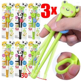 Chopsticks Cartoon Animal For Children Cute Bear Panda Elementary Learning Chopstick Baby Kids Training Tableware Sticks