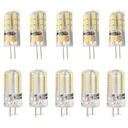 10st/parti LED G4 5W 7W 9W glödlampa AC DC 12V 220V LED -lampa SMD 3014 Spotlight Chandelier Byt ut halogenlampor Kall/varm vit