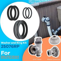 2/6pcs Pool Pump Replacement Parts 25076RP Plunger Valve Seals Fittings Washer And Ring Strainer Gaskets Rubber Washer For 10745