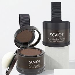 Hair Brushes Sevich Line Powder 4G Black Root Er Up Natural Instant Waterproof Hairline Shadow Concealer Erage 13Color 230829 Drop Del Otfyv