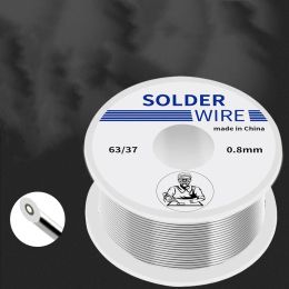 1Pc Solder Wire Tin Low-melting Rosin Core Soldering Wire Roll Leaded No-clean Flux Welding DIY Tools 100g 0.6/0.8/1.0/1.2/1.8mm