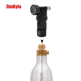 HPA Regultator for Sodastream CO2 Tr21-4 Thread Tank Aquarium Homebrew W/6mm,6.35mm (1/4 Inch) OD Hose Quick Disconnector