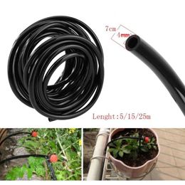 10m/20m/40m/50m Garden Drip Pipe PVC Hose System Watering Systems for Greenhouses Irrigation Tube L2405