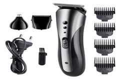 3 In1 Mens Electric Rechargeable Hair Clipper Portable Beard Shaver Shaving Machine Razor Beard Nose Trimmer TSLM1 P08176088134