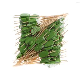 Forks 100pcs Wood Safety And Reliable Toothpicks For Appetisers Cocktails Fruit Sticks Convenient To