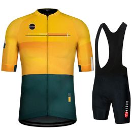 Summer 2023 KBORA Cycling Clothes Man Jersey Set Men's Uniform Professional Shirt Clothing Mtb Bib Cycle Spring Mountain Bike