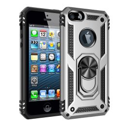 for iPhone 5s Case Cover Magnet Holder Ring Case Military Armour Shockproof Case for iPhone 5s 5 SE