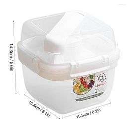 Zestawy naczyń obiadowych Pojemniki przygotowujące do przechowywania Organizator kontenerowi miska warzywna lodówka Użyj pudełka z przekąskami owocowymi do kuchni DR DHZ7C