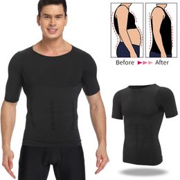 Mens Body Shaper Belly Control Shapewear Man Shapers Modelling Underwear Waist Trainer Corrective Posture Slimming Vest Corset 240521