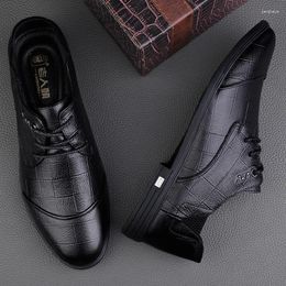 Casual Shoes Mens Oxford Fashion Business Dress Formal Male Wedding High Quality Men Gents Footwear