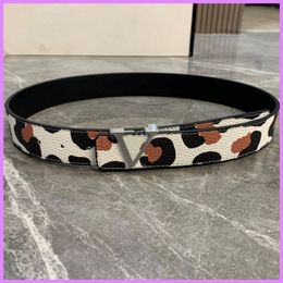 New Leopard Print Belt Fashion Women Belts Designer Mens Business Belt Reversible Letters Needle Buckle Waistband Designers Casual D219 266x