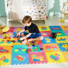 Play Mats Baby Play Mat Letter Mats Learning Toys Kids EVA Foam Puzzle Carpet Interlocking Floor Tiles Numbers Activity Game 30cmX30cm LMHU