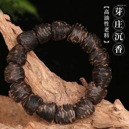 Strand High Oil Submerged Type Tarakan Natural Wooden Buddha Beads With Shape Bracelet Men And Women Fidelity Old Materials