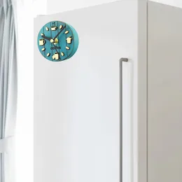 Wall Clocks Fridge Sticker Clock Decorative Battery Operated For Home Decor