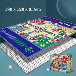 Play Mats New Design Kids Carpet Ludo Board Game Mat for Children Portable Travel Children Toy Chess Family And Party Games