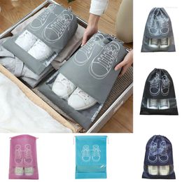 Storage Bags Non-woven Shoes Bag Waterproof Dustproof Travel Portable Tote Drawstring For Organiser Home Tools