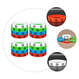Wrist Support 16 Pcs Wristbands Football Silicone Chic Bracelet Fan Wear-resistant Fans Supply Soccer Themed Compact Child