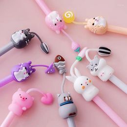 Party Favour 5Pcs Cartoon Animal Neutral Pen Treat Kid Birthday Baby Shower Favours Wedding Bridesmaid Guest Giveaway Valentine Day Gift