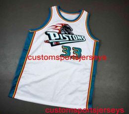 100 Stitched Grant Hill 99 00 WHITE Jersey Mens Women Youth Throwbacks jersey XS5XL 6XL6302576
