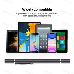 2 in 1 Stylus Pen For Tablet Mobile Android iOS Phone iPad Xiaomi Samsung Universal Touch Pen Drawing Pencil Accessories