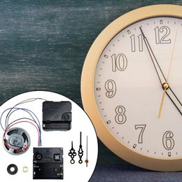 Wall Clocks DIY Pendulum Clock Movement With Music Chime Box Repair Kit Replacement Parts Long Shaft Mechanism