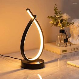 Table Lamps Nordic LED Reading Lamp Line For Living Room Bedroom Bedsides Study Desktop Indoor Decorative Lighting Accessories