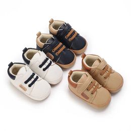 First Walkers New casual baby shoes baby cribs cute soft soled pre walking sports shoes toddlers walk 0-18 months for the first time d240525