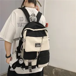 Backpack Cool Male Female School Bags For Teenager Girls Boys Large Capacity Women Men Travel Rucksack Fashion Bagpack Schoolbag