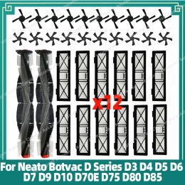 Compatible for Neato Botvac D Series D3 D4 D5 D6 D7 D9 D10 D70E D75 D80 D85 Robot Vacuum Cleaner Spare Main Side Brush Filter