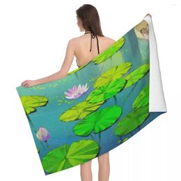 Towel Anime Movie Scenery 80x130cm Bath Water-absorbent For Beach Traveller