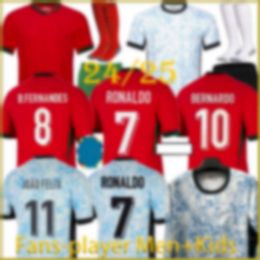 Soccer Jerseys 24 Euro Cup Portuguesa RONALDO new Portugal football shirt Men Kids kit women JOAO FELIX PEPE BERMARDO B.FERNANDES camisa de futebol 2024 J.MOUTINHO