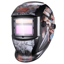 SAFEUP Auto Darkening Dimming Helmet Welding Mask Helmet Solar Welding Lens Caps for Welding Machine Professional