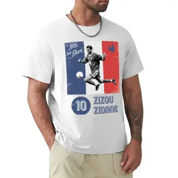 Men's Tank Tops Zizou Zidane T-Shirt Edition Vintage Clothes Men Workout Shirt Oversized Plain Mens White T Shirts