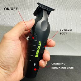 Professional Oil Head Hair Trimmer Barber Shop Finish Tool High Speed Electric Trimmer with Charger Stand Hair Cutting Machine