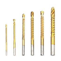 HSS woodwork saw drill electric drill hole opening tool set hole drilling bit serrated drill board hole expand and groove pull