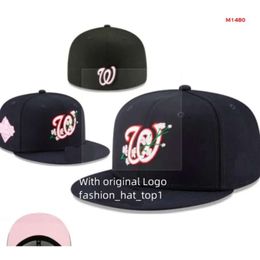 2024 Men's Baseball Phillies Fitted Hats Classic World Series Hip Hop Sport SOX Full Closed LA NY Caps Chapeau 1995 Stitch Heart " Series" " Love Hustle Flowers 0f6